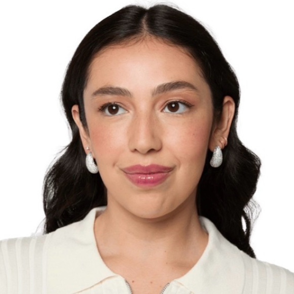 Narnia Studs, Silver Teardrop Earrings by Jewels by Sunaina, NWT!